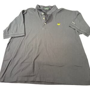 Masters Collection mens black polo. Size XXL. chest, sleeve embroidery. Golf.